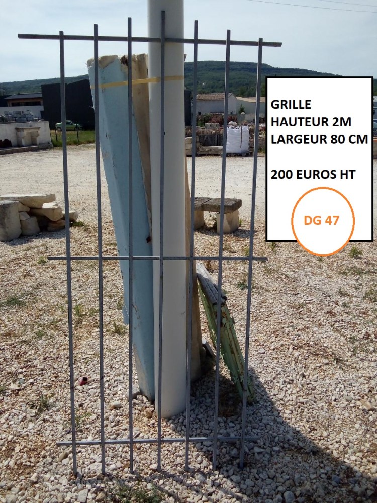 grille hauteur 2m